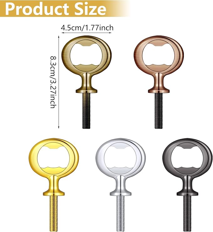Patelai 20 Pieces Metal Bottle Opener Kit Blank Stainless Steel Bottle Opener - Image 2