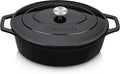 vancasso Enameled Cast Iron Oval Dutch Oven, 9.3 Quart by vancasso