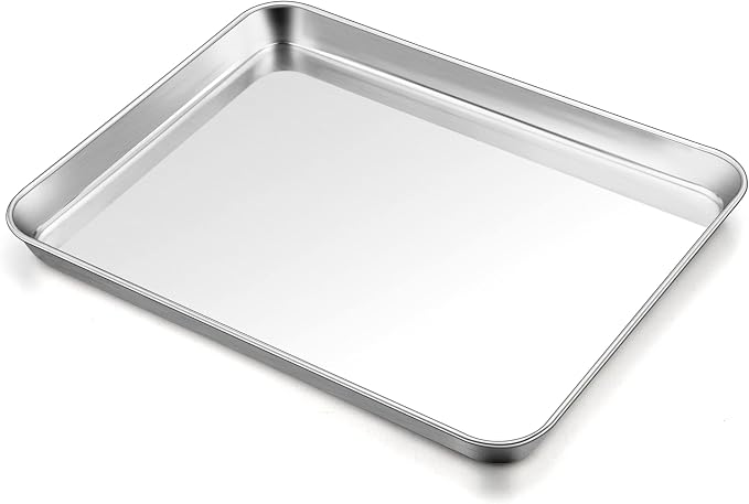 TeamFar Baking Sheet, 17.6’’ x 13’’ x 1’’ Stainless Steel Large Cookie Sheet by TeamFar