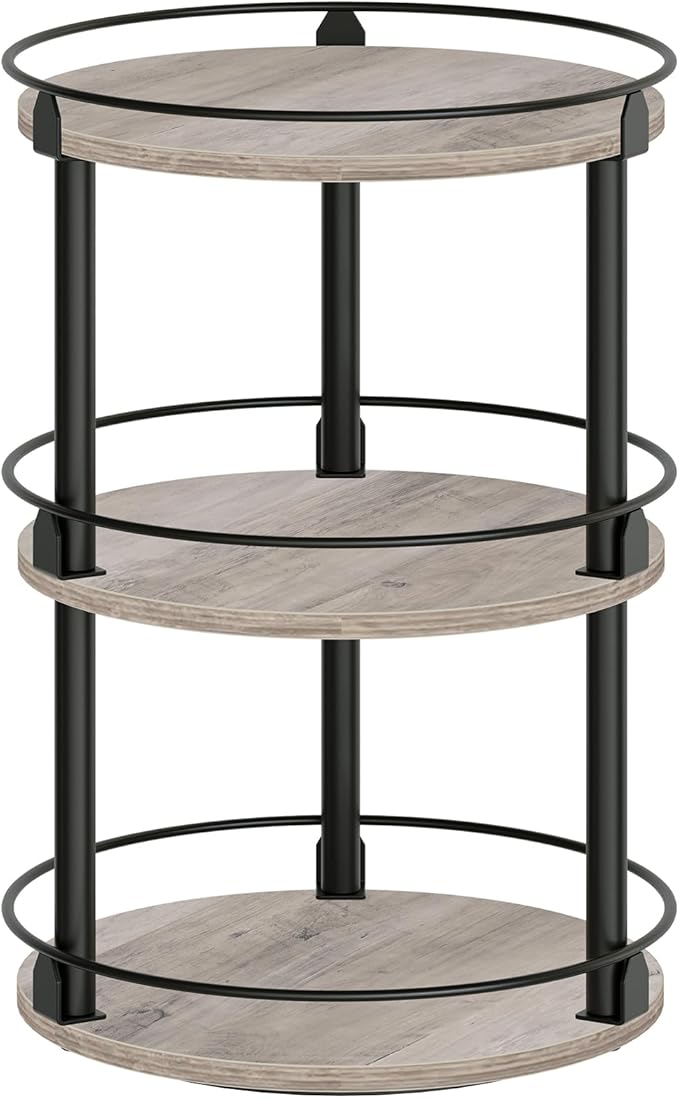 YATINEY 3-Tier Lazy Susan Organizer, Rotating Spice Rack, Spinning Organizer by Yatiney