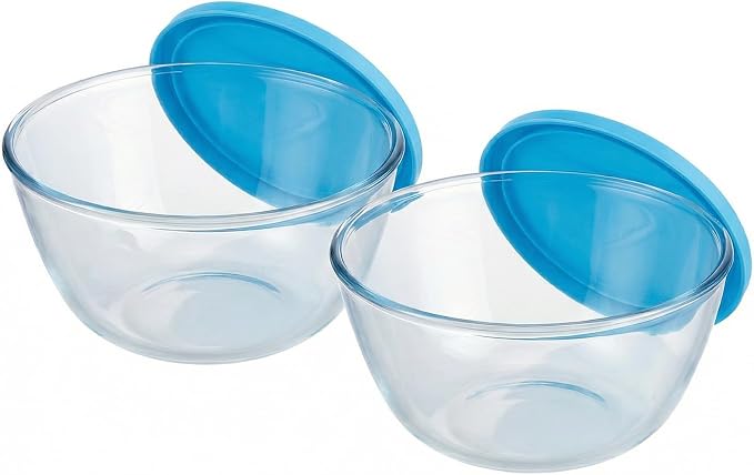 Glass Sourdough Mixing Bowls by Unknown