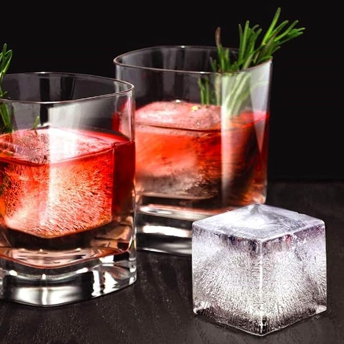 Tovolo Large 2” King Cube Ice Tray Charcoal Gray Ice Cube Trays - Image 5