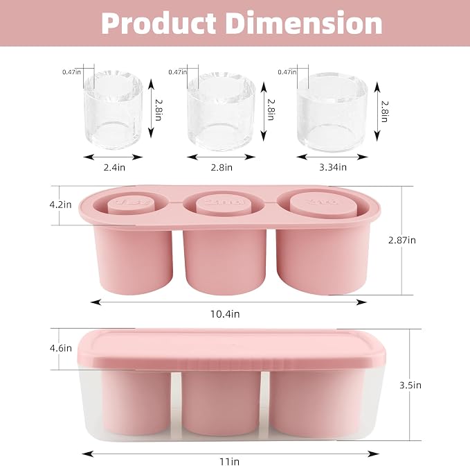 Tcamp Tumbler Ice Mold, Ice Cube Tray - Image 7
