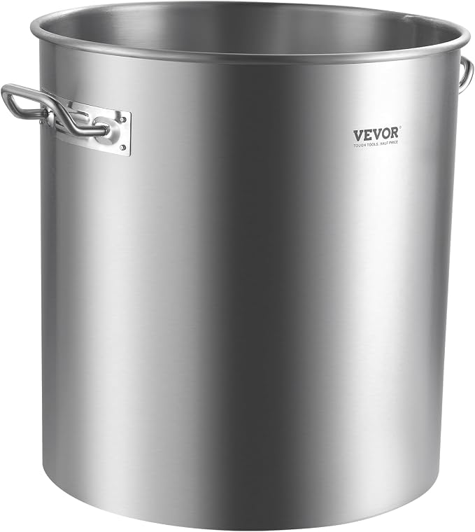 VEVOR Stainless Steel Stockpot, 64 Quart Large Cooking Pots, Cookware Sauce Pot - Image 9