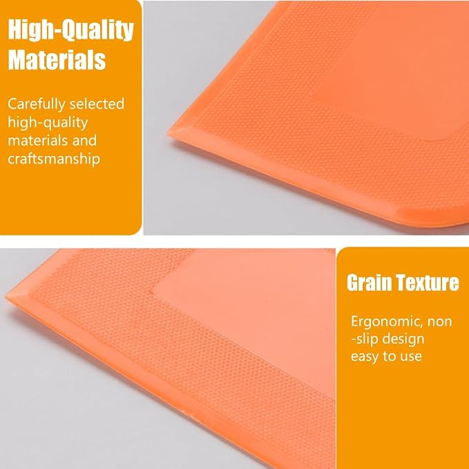 Bench Scraper, Dough Scraper, Bowl Scraper, Food Scraper Tool, Cake Scraper and - Image 3