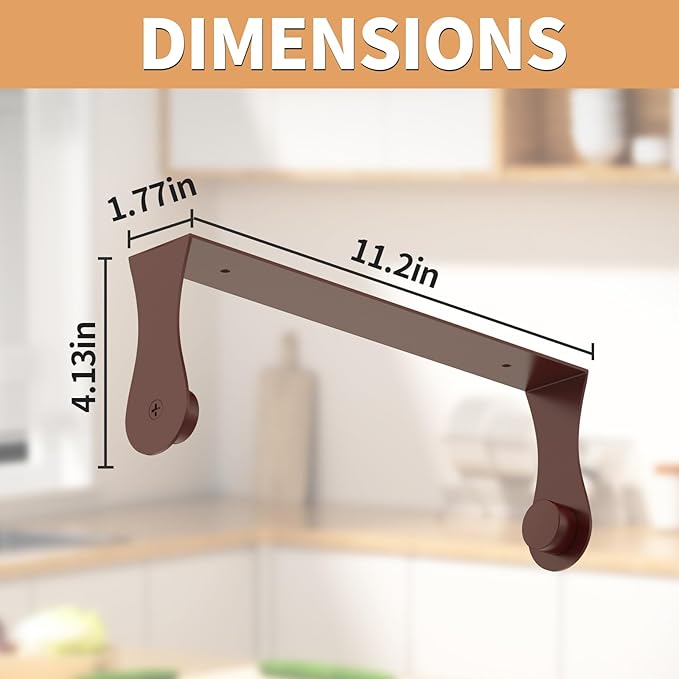 Oil Rubbed Bronze Paper Towel Holder Under Cabinet, Oil Rubbed Bronze Kitchen - Image 6