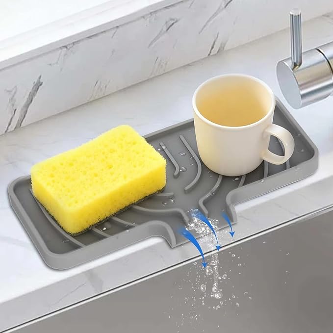 JACZZO Silicone Sponge Holder for Kitchen Sink by JACZZO