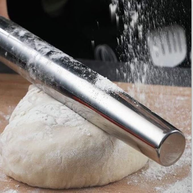 Rolling pin, Smooth Stainless Steel Rolling Pin, Rolling Pin - Image 7