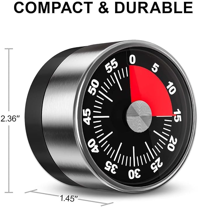 Kitchen Magnetic Visual Cooking Mechanical Timer - Image 5