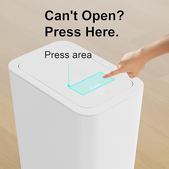 N. NETDOT 3 Pack 10L / 2.6 Gallon Small Trash Can - Image 4