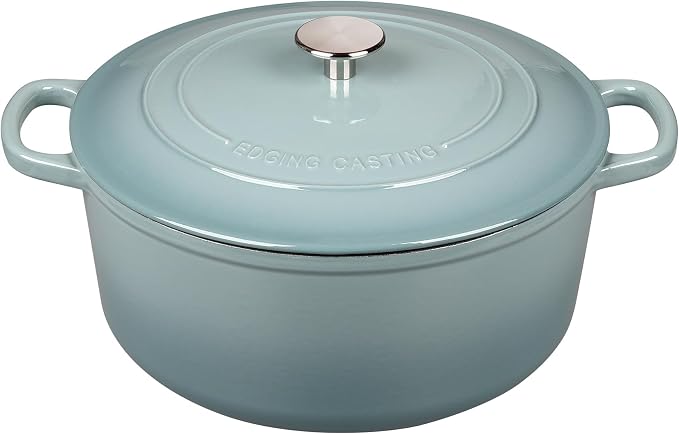 EDGING CASTING Enameled Dutch Ovens Cast Iron Dutch Oven Pot by EDGINGCOOKWARE