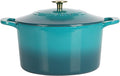 Martha Stewart Gatwick 7-Quart Enamel Cast Iron Dutch Oven – Emerald Ombre by MarthaStewart