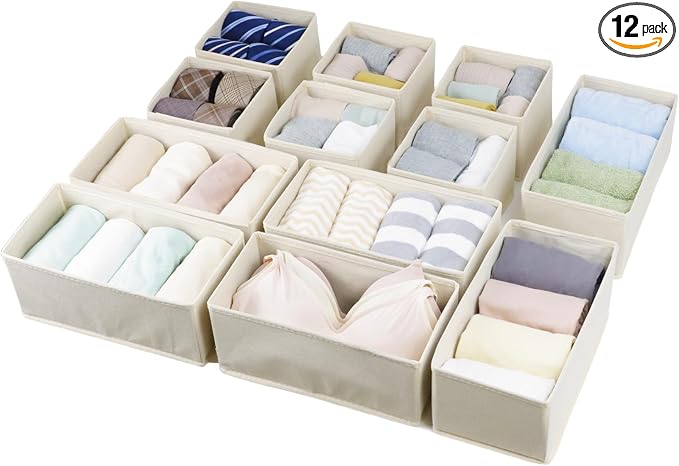 Fordonral Drawer Organizer Clothes, Foldable Fabric Dresser Organizer Closet by Fordonral
