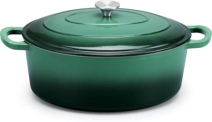 E-far 5QT Oval Dutch Oven Pot by E-far