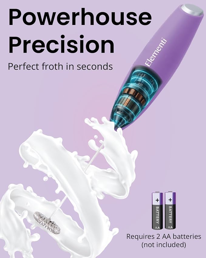 Elementi Milk Frother Wand & Drink Mixer - Image 3
