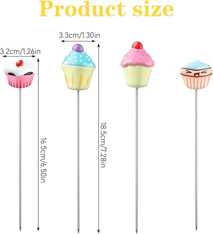 4 Pcs Stainless Steel Cake Testing - Image 2