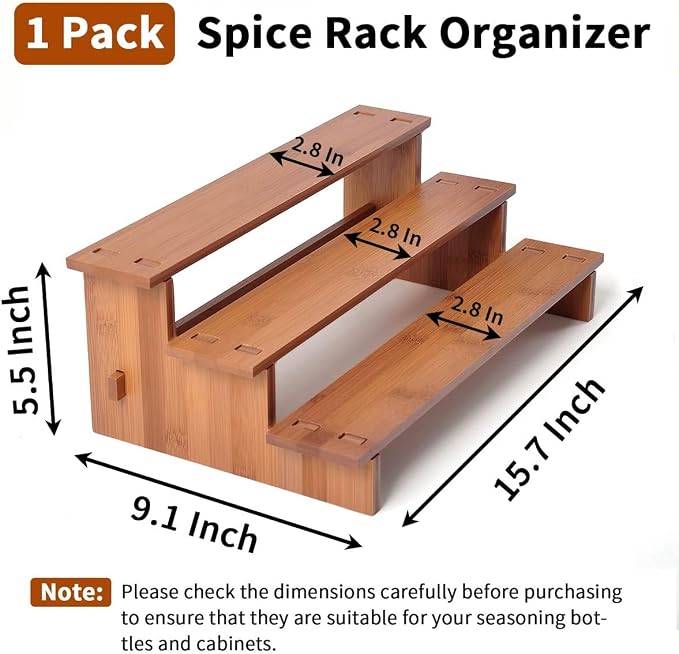JinDoWin Cabinet Spice Organizer, Spice Organization - Image 4