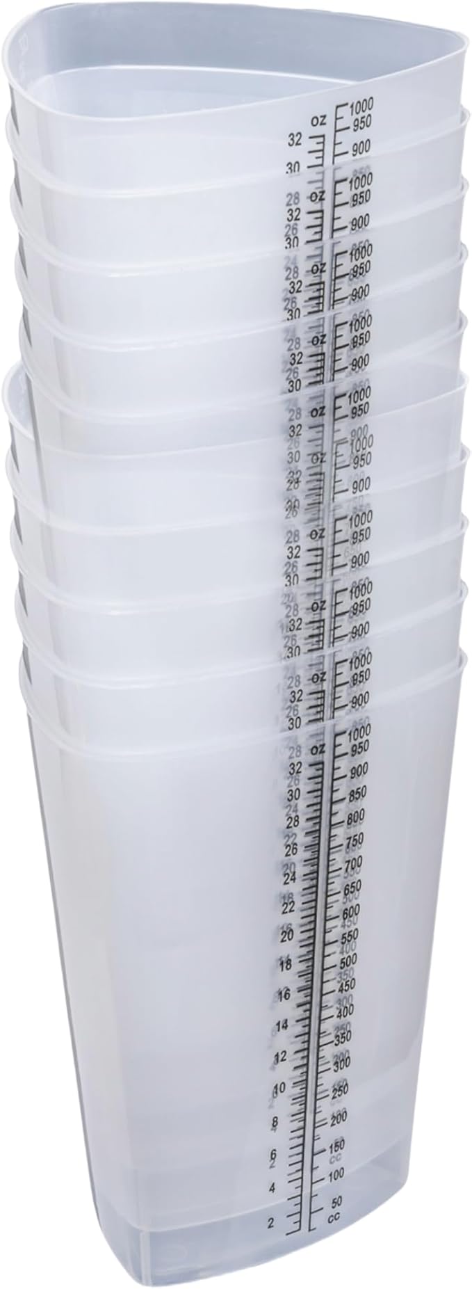 Vakly Graduated Intake Output Container 32 oz – Plastic Triangular Measuring - Image 5