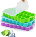 Azyh Ice Cube Trays for Freezer, 3 Pack Ice Cube Tray by WeWishYouAMerryChristmas
