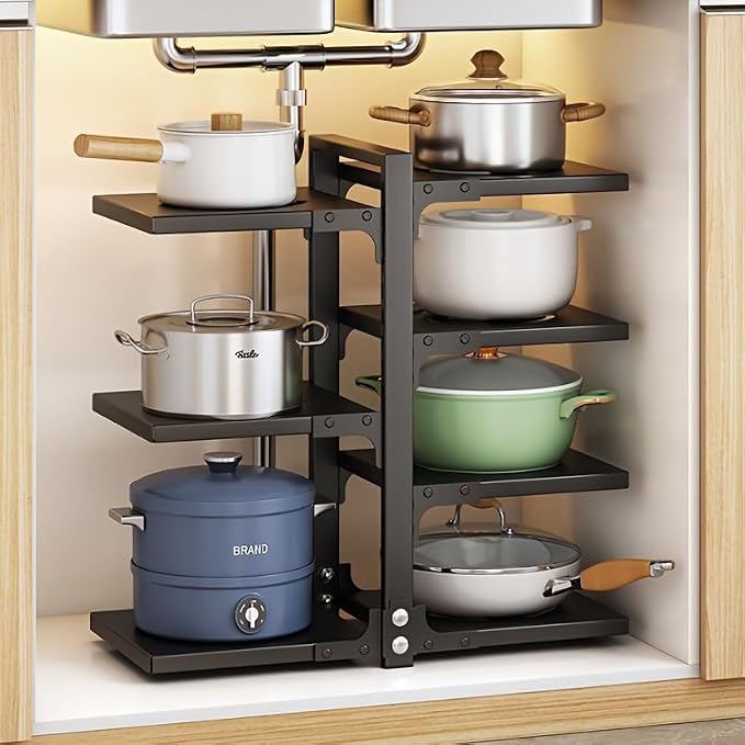 adjustable Pot and Pan Organizer - Image 4