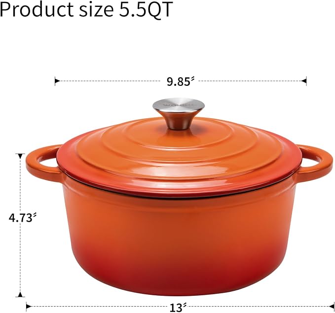 Enameled Cast Iron Dutch Oven - Image 3