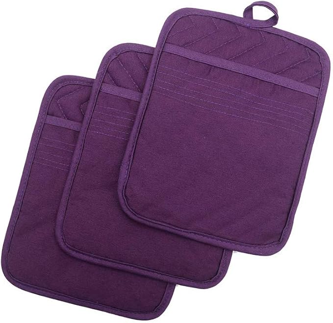 Anyi Pot Holders for Kitchen Heat Resistant, Cotton Hot Pads for Counter Table by Unknown