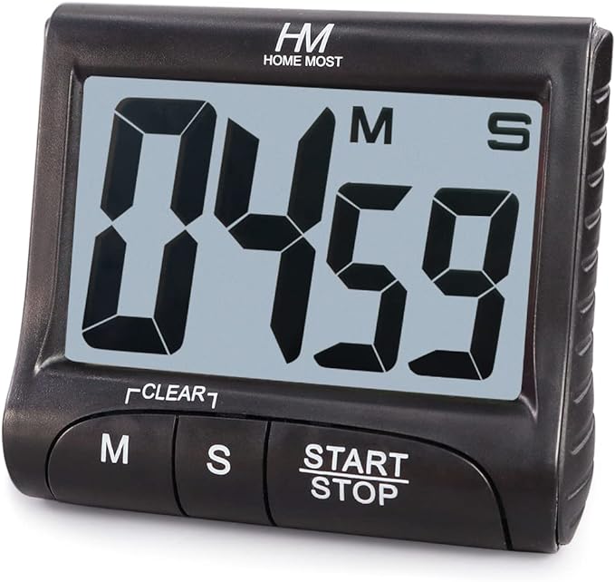 3" Large Display Kitchen Timer by HomeMost