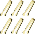 6PCS Ice Tongs Mini Sugar Tongs 4.25Inch Stainless Steel Small Serving Tongs by Sunenlyst