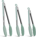 Kitchen Tongs, Stainless Steel Cooking Tongs by EEKEDO