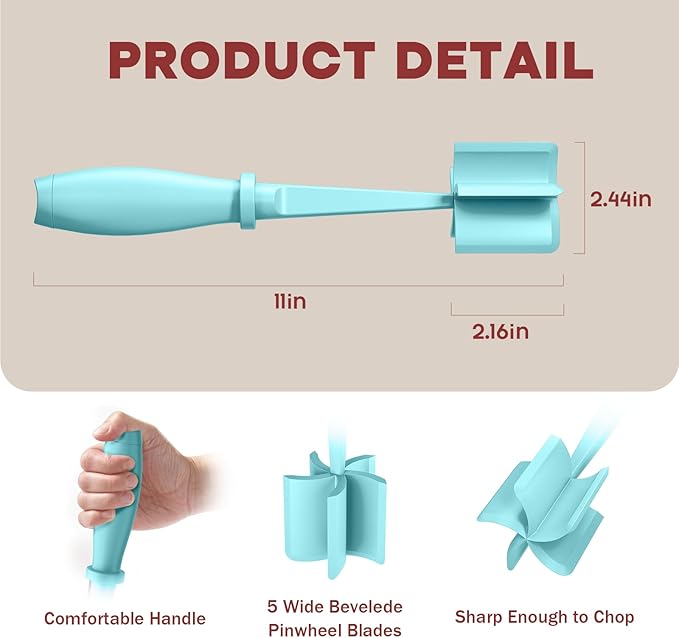 2 Pcs Meat Chopper, Upgrade Hamburger Grinder, Premium Heat Resistant Meat - Image 2