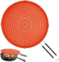 Splatter Screen for Frying Pan, Grease Splatter Guard, Heat-Resistant Splatter by Apidgrowth