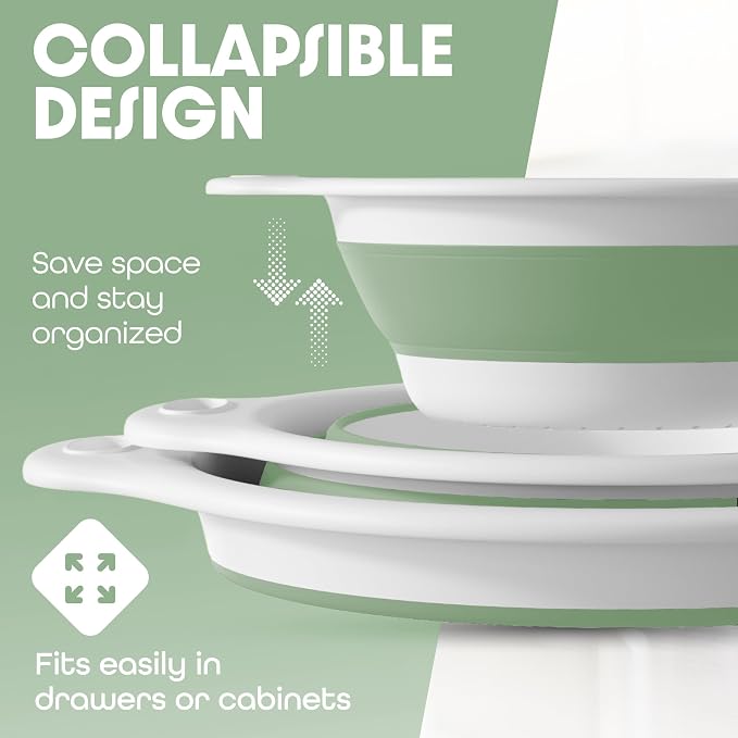 Gevoli Collapsible Colanders Food Strainers - Image 5