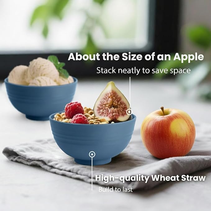 Wheat Straw Bowl 10 OZ - Image 3