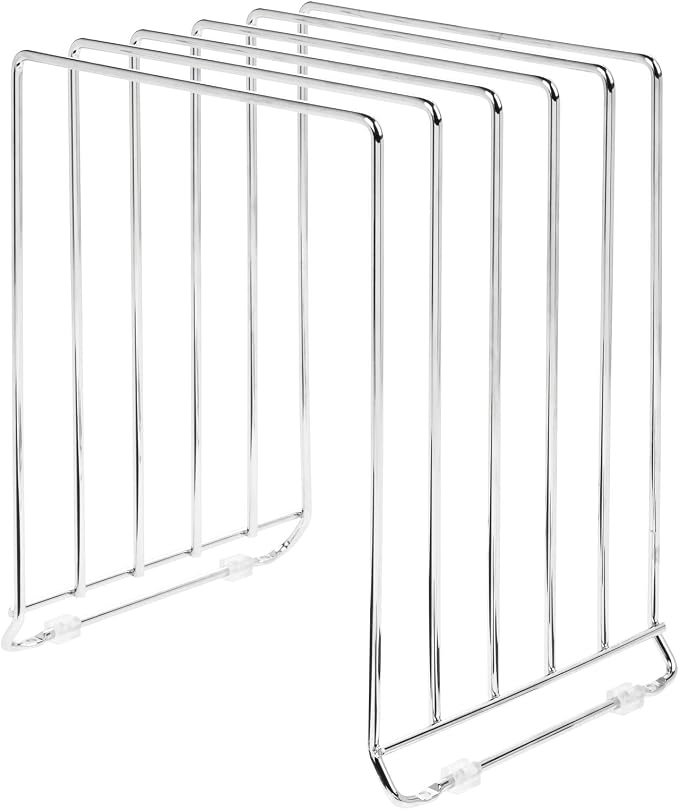 mDesign 5 Slot Pot and Pan Rack — Metal Wire Rack - Image 9