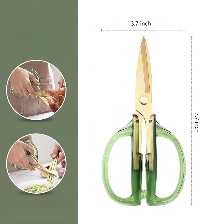 Kitchen Shears Scissors&Sharp Scissors, ARCHIKING 7.7inch Cooking Scissor-Meat - Image 6