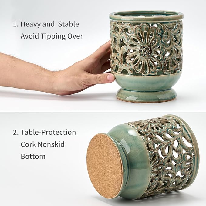 Farmhouse Kitchen Utensil Holder - Image 3