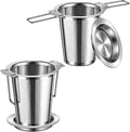 2Pack Long-Handled Tea Strainer, BOMANSI BOMS Stainless Steel Tea Infuser by BOMANSIBOMS