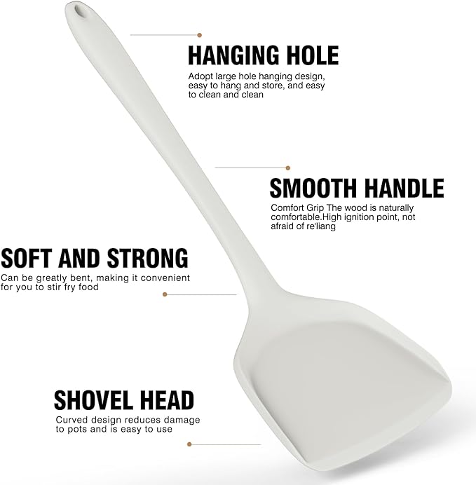 AOTHOD Silicone Cooking Utensils Set - Image 4