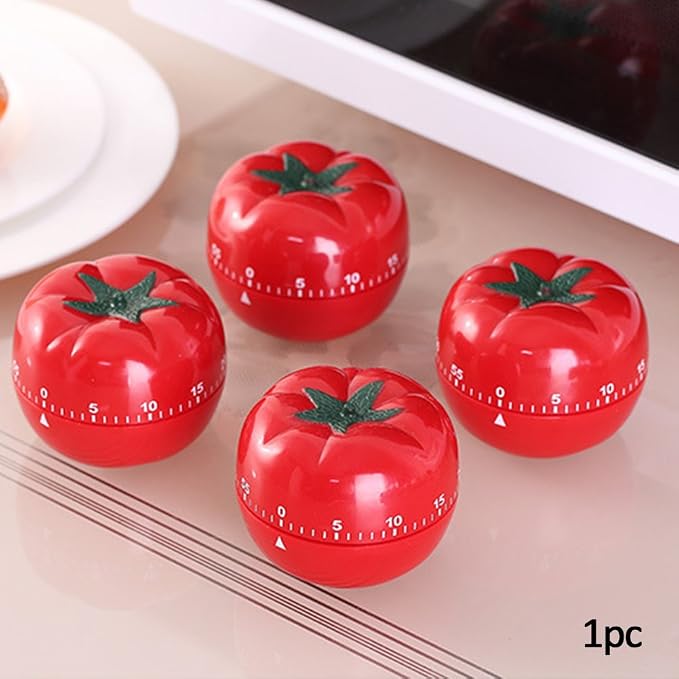 1Pcs Kitchen 60 Minutes Timer, 360 Degree Rotating Tomato Shaped Alarm Timer - Image 7