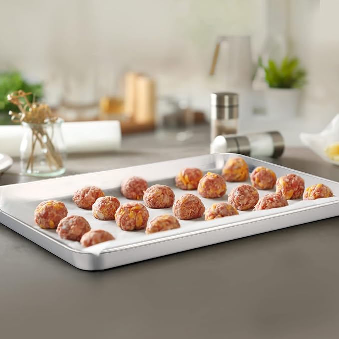 TeamFar Baking Sheet, 17.6’’ x 13’’ x 1’’ Stainless Steel Large Cookie Sheet - Image 7