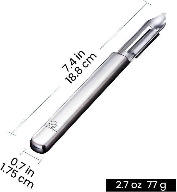 Vegetable Peeler, Ultra Sharp Potato Peeler, Seamless One-Piece Design - Image 8