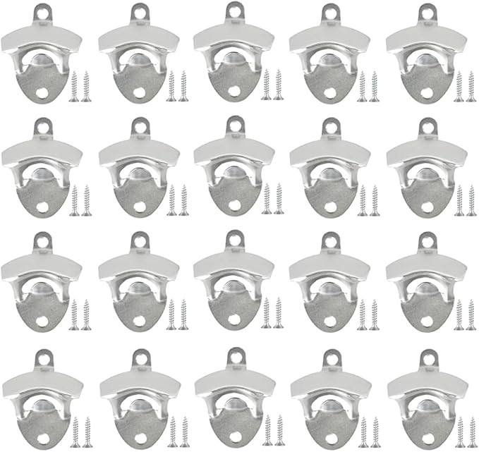 ANSLYQA 20 Pack Bottle Opener Wall Mounted, Vintage Beer Bottle Opener by ANSLYQA