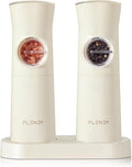 Flendy Gravity Electric Salt and Pepper Grinder Set Rechargeable, Automatic by Flendy