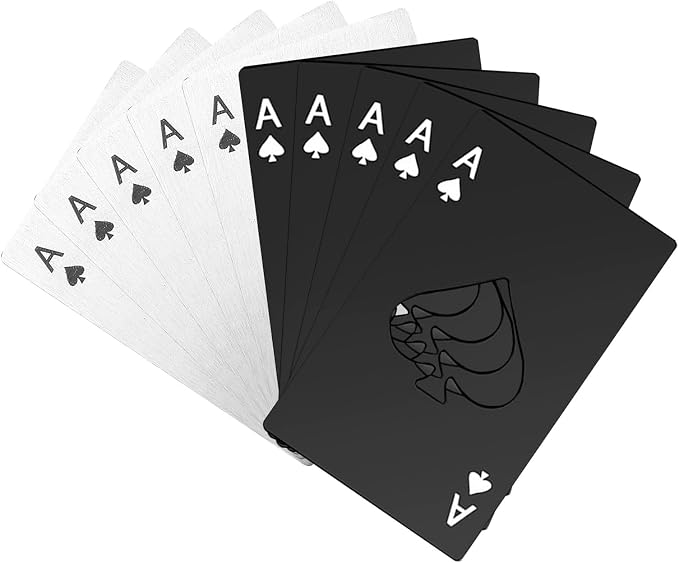 Ace Of Spades Bottle Opener-Stainless Steel Credit Card Size Casino Bottle by Unknown