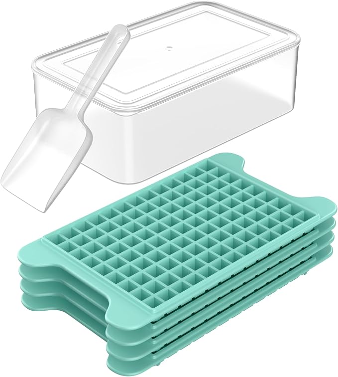 Mini Ice Cube Tray for Freezer: FDDBI Small Ice Trays for Freezer by FDDBI