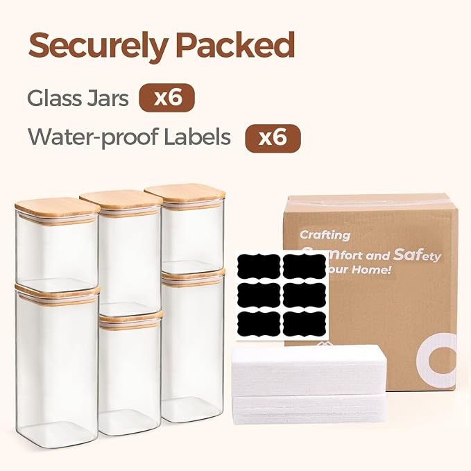 ComSaf Airtight Glass Storage Canister - Image 8