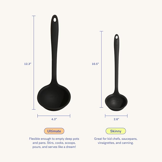 GIR: Get It Right Silicone Ladle Spoon –High Heat Resistant Kitchen Tool - Image 2