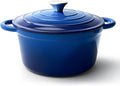 6 Quart Dutch Oven Pot with Lid, Non Stick Enameled Cast Iron Dutch Oven by Fijinhom