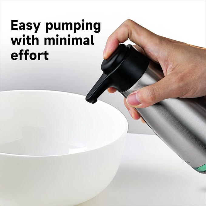 AIKE 15fl.oz Stainless Steel Liquid Soap Dispenser - Image 3