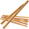 4 Pcs Wooden Toaster Tongs | 10-Inch Premium Ashwood Kitchen Utensils | by MrArtWood